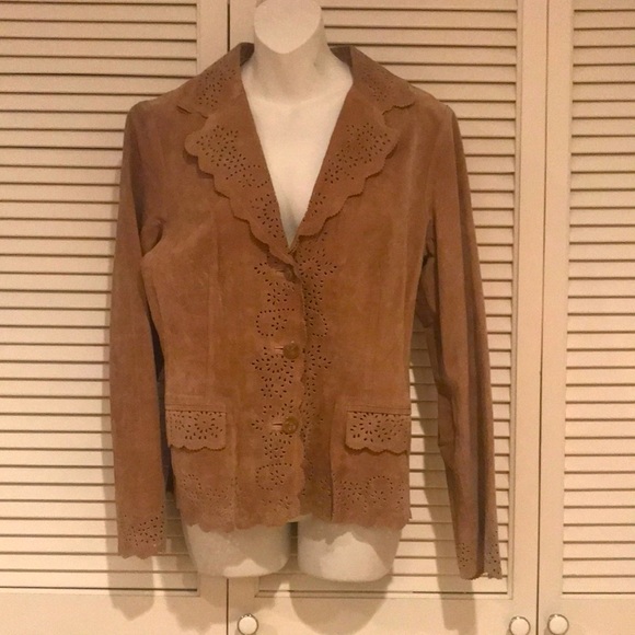 Suede Jacket by Coldwater Creek - Picture 1 of 5